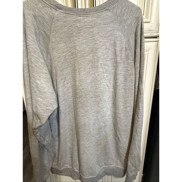 Retrobrand Women's State Finals Graphic Oversized Pullover Sweatshirt Gray Large - Picture 3 of 15